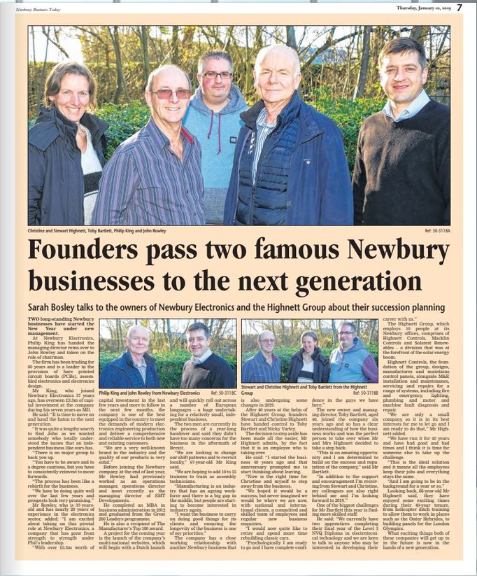 Newbury Electronics article